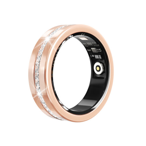 Luxury Intelligent Health Ring, Fitness Tracker with Sleep & Health Monitoring, B2B OEM ODM Manufacturer V6 - Smart Ri...