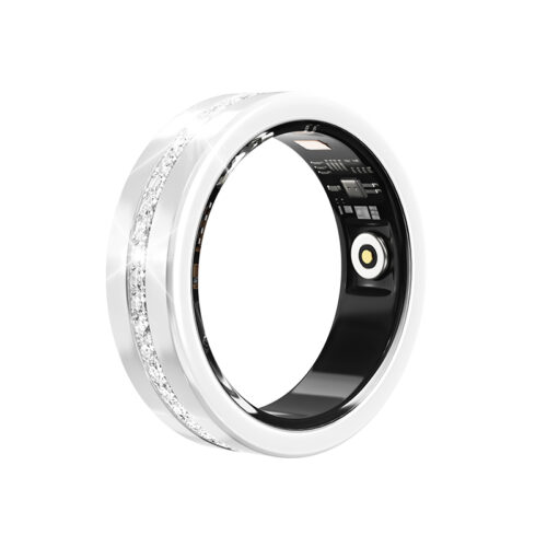 Luxury Intelligent Health Ring, Fitness Tracker with Sleep & Health Monitoring, B2B OEM ODM Manufacturer V6 - Smart Ri...