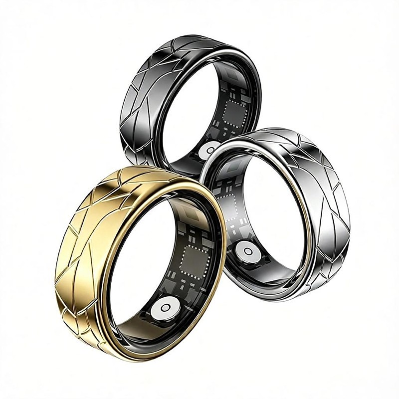 PX02 Stainless Steel & R18 Enamel Smart Ring Collection - Health Tracker Wholesale