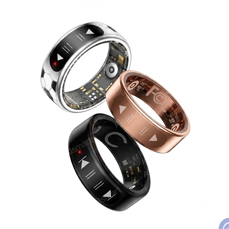 Intelligent Rings Wearable Health‑Tracking Ring With Smart Touch Control & Fast Charging B2B Custom Manufacturer SY0...