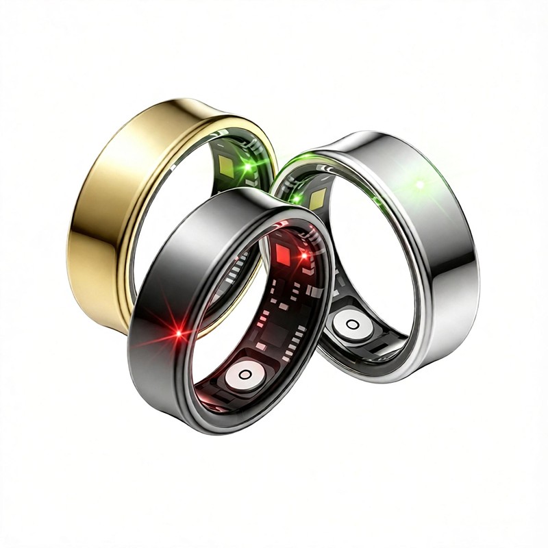 Smart Ring Health Monitor Heart Rate Titanium Alloy Smart Ring Wearable Finger Ring SR05 - Smart Rings - AISmart Technolo...