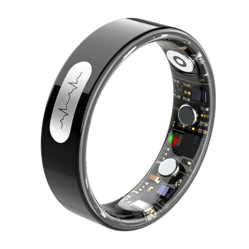 OEM ODM Smart Rings｜B2B Manufacturer Stainless Steel Wearable With AI ECG, Temperature & Blood Pressure TK30 - Smart...