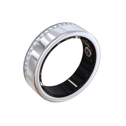 Diamond Smart Ring, B2B Manufacturer Fashion Wearable Health Tracker Support Bulk Wholesale & Customization V8 - Smart...