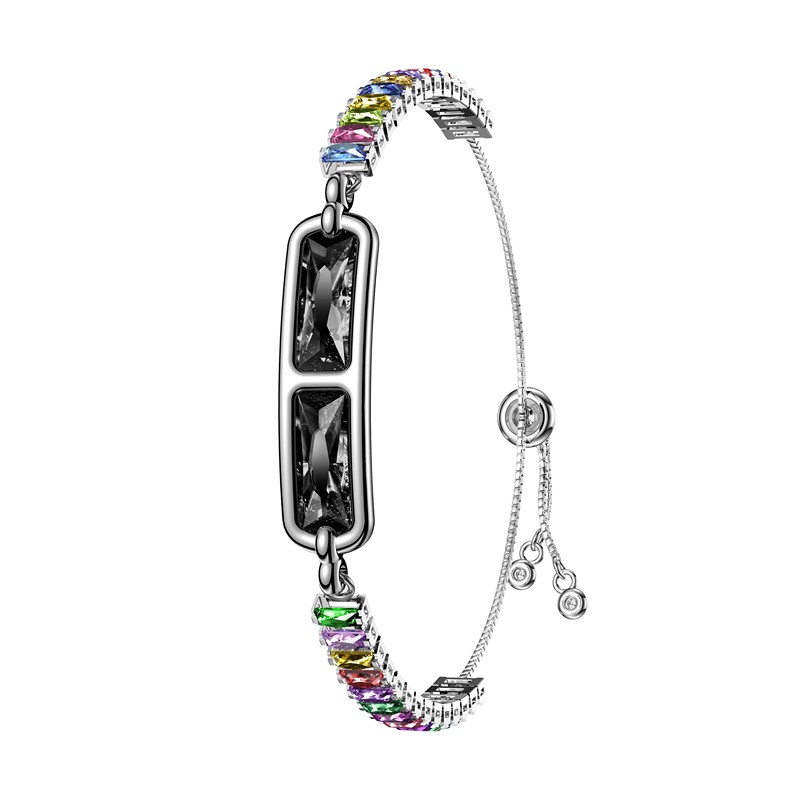 Ladies Diamond‑decor Smart Bracelet with Menstrual Reminder | OEM ODM Manufacturer BH3 - Smart Bracelets - AISmart Techn...