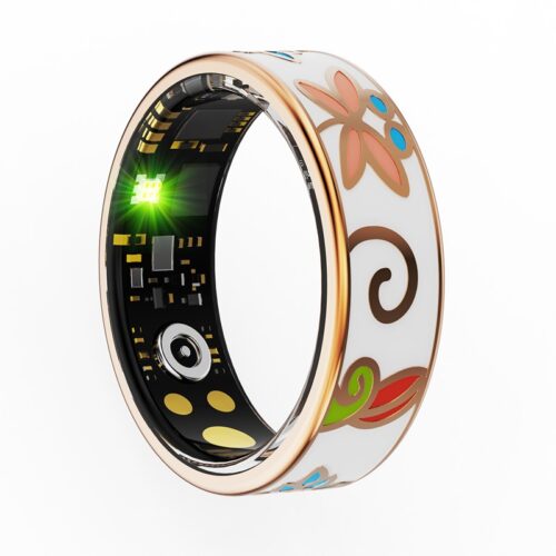 Fashion Enamel Smart Ring | IP68 Waterproof Health & smart ring wholesale for B2B Wholesale R18 - Smart Rings - AISmar...