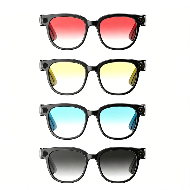 Electrochromic AI Smart Glasses 13MP Camera Video Recording 1080P 32GB wearable smart eyewear AG66 - Smart Glasses - AISma...