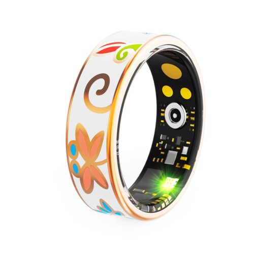Fashion Enamel Smart Ring | IP68 Waterproof Health & smart ring wholesale for B2B Wholesale R18 - Smart Rings - AISmar...