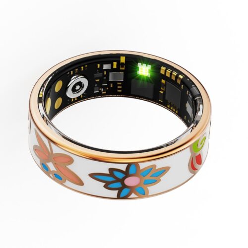 Fashion Enamel Smart Ring | IP68 Waterproof Health & smart ring wholesale for B2B Wholesale R18 - Smart Rings - AISmar...