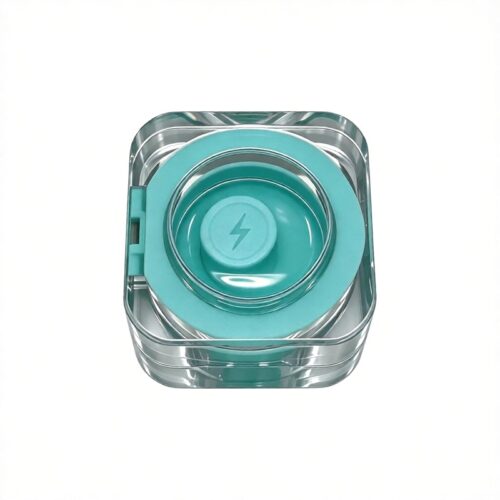 Smart Ring Charging Case Crystal Clear Magnetic Charging Case 500mAh Type‑C For Smart Ring | OEM ODM Supplier - Charging...
