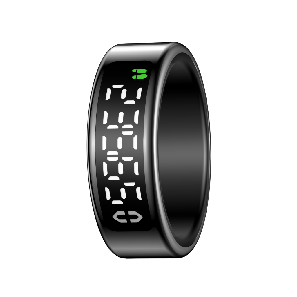 Display Smart Ring Wearable Intelligent Ring with LED Display & Touch Screen, B2B Manufacturer Factory Direct Supply S...